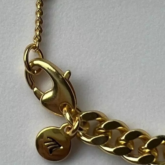 ❤️Madewell Gold Bar Bracelet❤️ Curb link - Picture 9 of 9